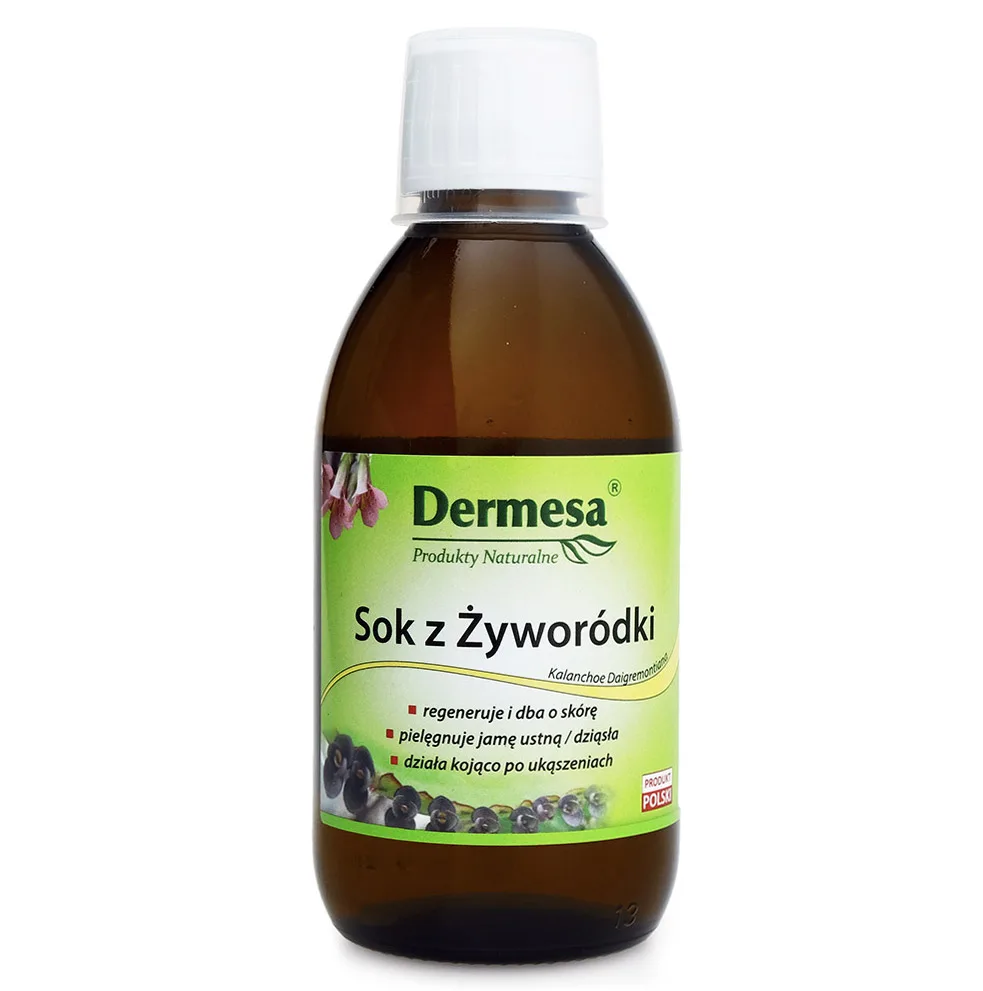 Sok z żyworódki pierzastej 250 ml Dermesa