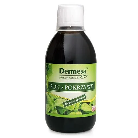 Sok z pokrzywy niepasteryzowany 250ml